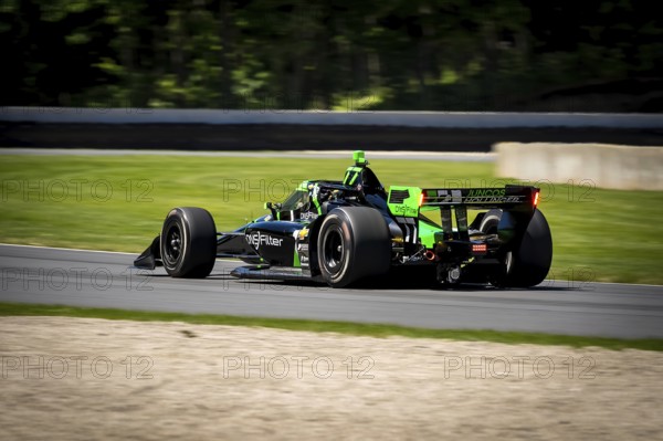 ROMAIN GROSJEAN (77) of Geneva, Switzerland practices for the XPEL Grand Prix at Road America in