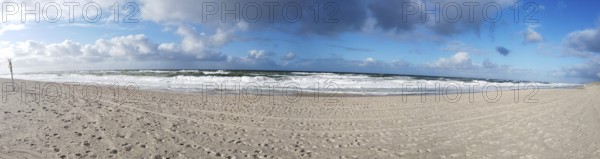 Landscape at the beach of Sylt, Germany