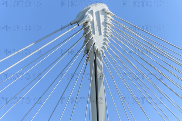 The Deux-Rives footbridge between Germany and France in Kehl and Strasbourg, a symbol of