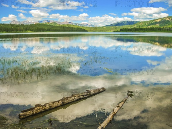 Jackson Lake Overlook at Grand Teton National Park, Wyoming, United States. The beauty clouds