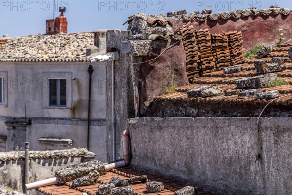 Scenic sight in Monte Sant'Angelo, ancient village in the Province of Foggia, Apulia (Puglia),