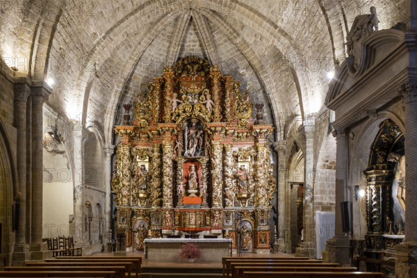 Church of Santa Maria de la Corona, main altarpiece, Ejea de los Caballeros, Cinco Villas,
