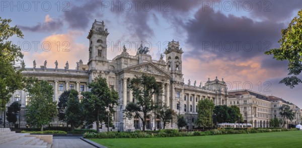 Budapest, Hungary 18.08.2021. Ethnographical museum in Budapest, Hungary, on a summer morning,