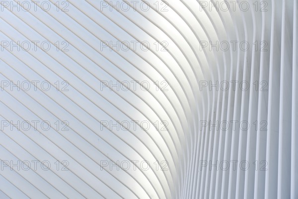 New York, United States of America, September 19, 2019: Exterior view of the roof structure of the