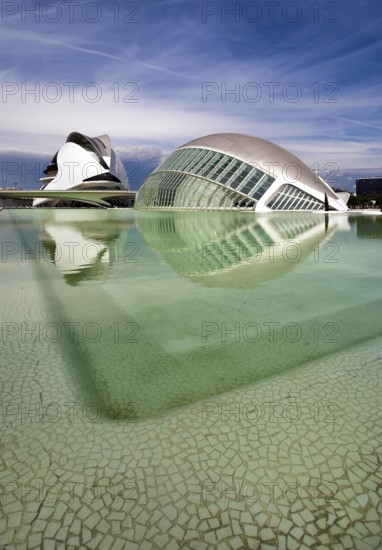 The Ciudad de las Artes y de las Ciencias is a science centre in Valencia. It was built between