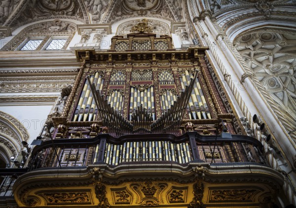 Detail of a 2 century old organ in a Spanish Catholic Church
