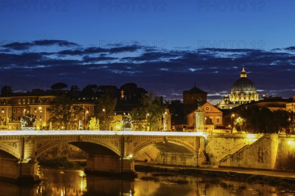 Rome, Italy - June 11, 2012: The eternal city of Rome, Roman streets and buildings, modern and