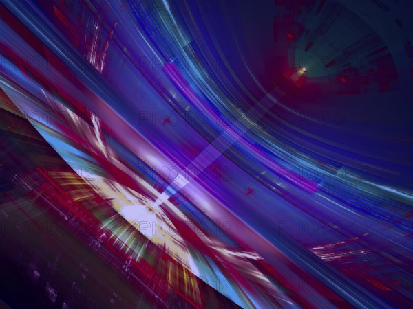 Abstract science fiction or future technology theme background - computer-generated 3d illustration