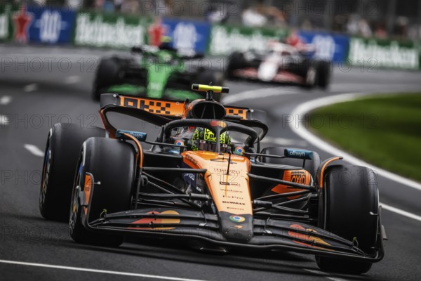 Lando Norris of Great Britain drives the McLaren Formula 1 Team MCL39 during the Australian Formula