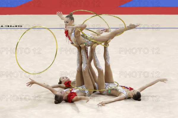 Sofia, Bulgaria - 16 September, 2018: Team Russian Federation performs during The 2018 Rhythmic