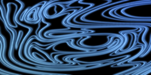 Neon Glow blue lines on a dark background, Glowing background