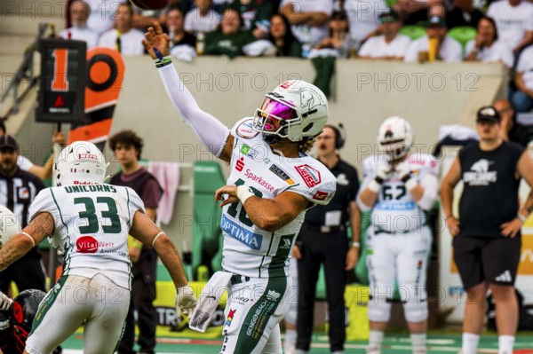 German Football League, Game: Schwäbisch Hall Unicorns, Saarland Hurricanes in the Optima Sportpark