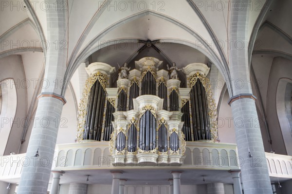 The baroque organ of the Catholic parish church of St. Johannes Baptist, Borgentreich, Höxter