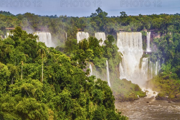 Iguazu Falls National Park - grandiose complex of waterfalls on the border of Argentina, Brazil and