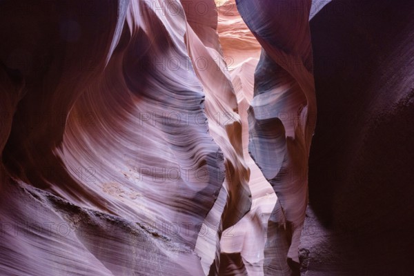 Antelope Canyon is a slot canyon in the American Southwest, on Navajo land east of Page, Arizona.