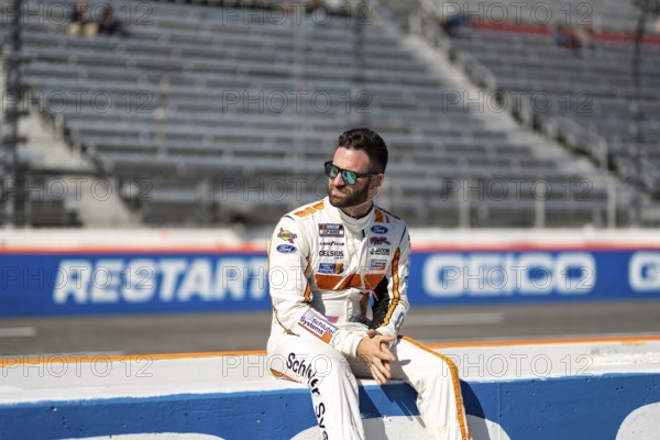 NASCAR Cup Series driver, COREY LAJOIE (51) of Concord, NC, prepares to practice for the Xfinity