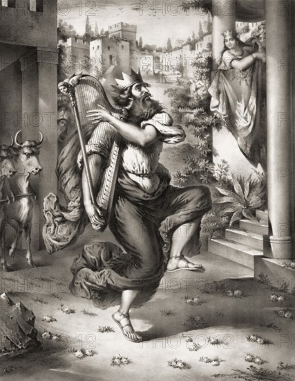 David, a king of ancient Israel and Judah and the third king of the United Monarchy, according to