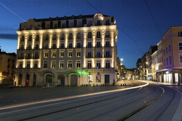Jaude square in Clermont-Ferrand, Puy de Dome, Auvergne, France