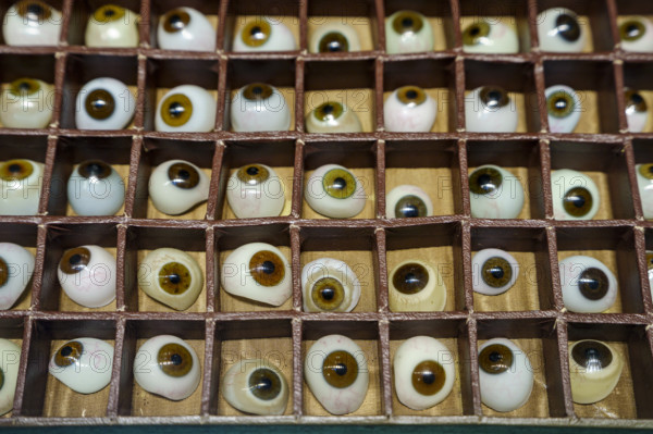 Painted plastic ocular prostheses, 20th century, Sa Bassa Blanca Museum (msbb) Yannick Vu and Ben