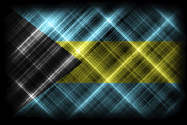 Bahamas flag, national flag, modern flag background