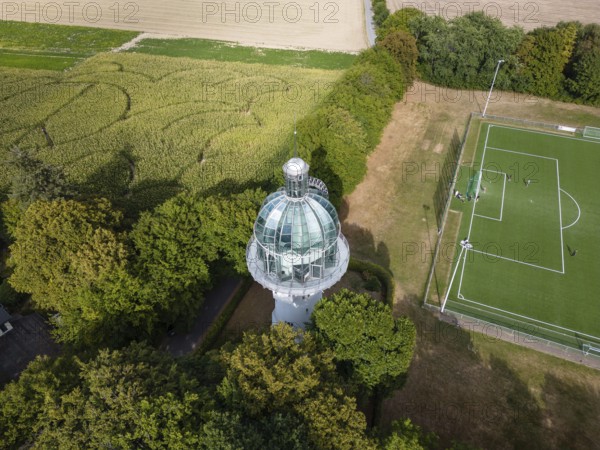 The light tower in Solingen, North Rhine-Westphalia, is a converted former water tower. It is