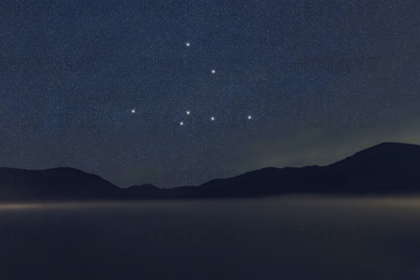 Norma star constellation, Night sky, Cluster of stars, Deep space, Carpenter's Square constellation