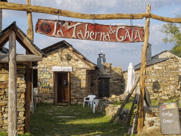 La Taberna de Gaia is a cosy restaurant in an semi-abandoned hamlet on the Camino, Foncebadon,