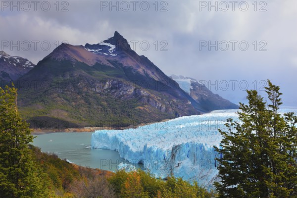Los Glaciares National Park in Patagonia. Huge Perito Moreno glacier in the Lake Argentino,