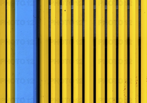 Laeken, Brussels Capital Region, Belgium, 09 26 2019 Abstract creation of an industrial wall with