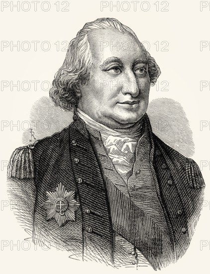 Charles Cornwallis, 1st Marquess Cornwallis, Knight of the Garter, 1738-1805, British General in