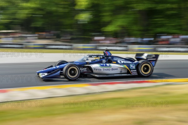 GRAHAM RAHAL (15) of New Albany, Ohio travels through the turns during a practice for the Sonsio