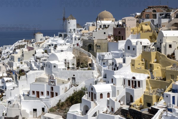 Oia, Santorini, Cyclades Island, Greece, 20 May 20, 2025, view from Londsa Castle < english> Oia,