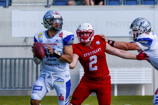 erima GFL2 / German Football League, Stuttgart Scopions vs. Pforzheim Wilddogs im Gazi-Stadion auf