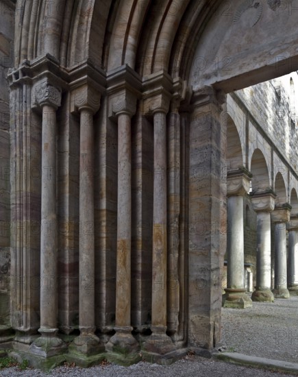 Paulinzella, monastery ruins. Main construction period 1105-24 since 16-17th century Ruin Main