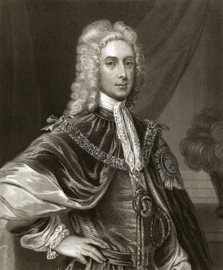 Feldmarschall John Campbell, 2. Herzog von Argyll, 1. Herzog von Greenwich, Lord Lorne, 1680-1743,