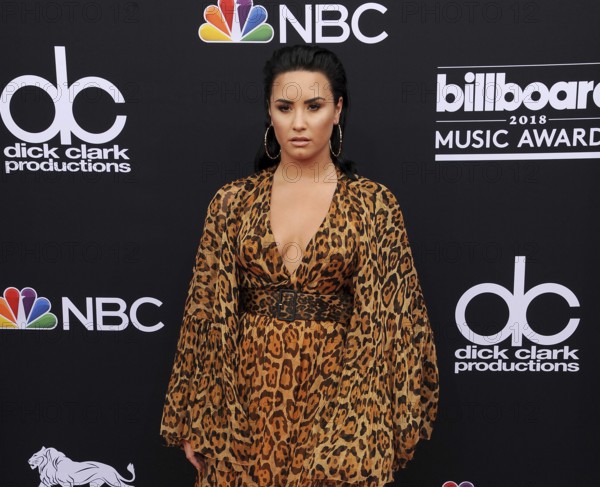 Demi Lovato at the 2018 Billboard Music Awards held at the MGM Grand Garden Arena in Las Vegas, USA