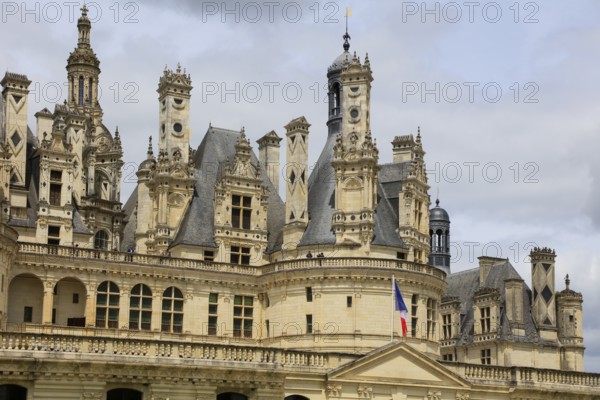Chateau de Chambord, built in the first half of the 16th century for King Francois I in the