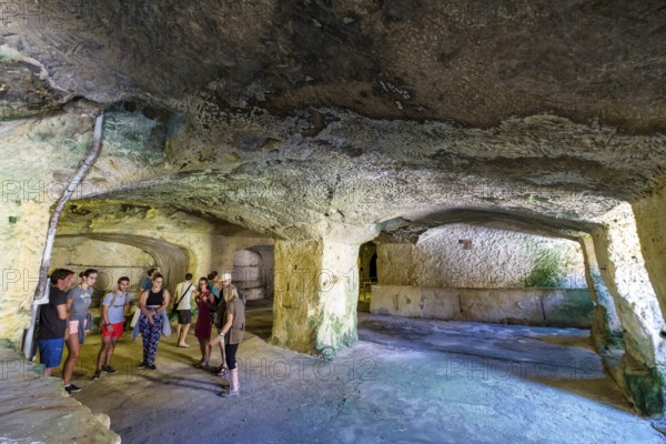 Underground gallery, castle of San Felipe, 16th century, mouth of the port of Mahón, municipality