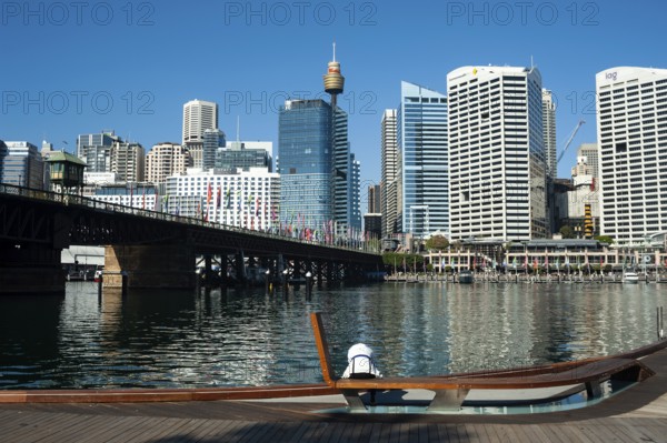 2018-09-18, Sydney, New South Wales, Australia, A view from Darling Harbour to the skyline of