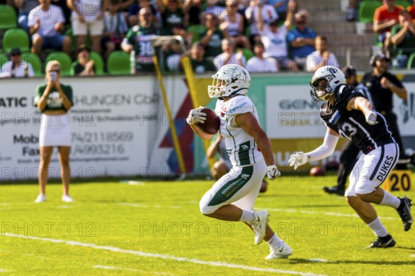 Deutsche Football Liga, Schwäbisch Hall Unicorns, Ingolstadt Duke im Optima-Sportpark Schwäbisch
