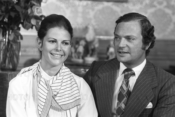 Carl XVI Gustaf and Silvia Sommerlath. Carl XVI Gustaf, King of Sweden. Born 30 april 1946. Picture