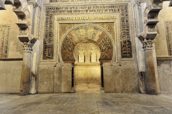 La Mezquita, Mosque, Cathedral of Cordoba, Cordoba, Andalusia, Spain, Europe, Magnificently