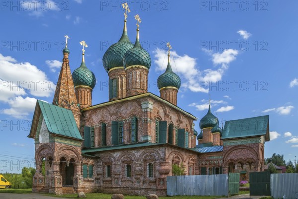 Church of Saint John Chrysostom in temple ensemble in Korovniki in Yaroslavl, Russia