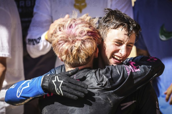 MAYDENA, AUSTRALIA, FEBRUARY 24: Ronan Dunne of Ireland celebrates his win at Red Bull Hardline