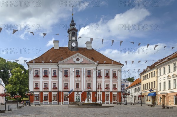 Tartu Town Hall is the seat of the city government of Tartu, Estonia. It is located on Town hall