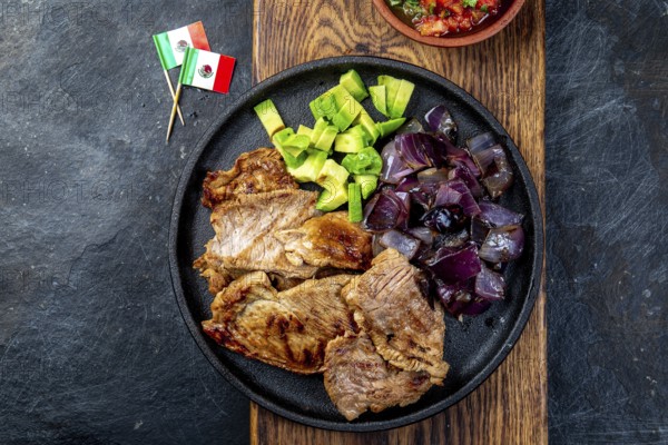 Food, Yucatan Mexican Food Pork POC CHUC poc chuck. Pork marinaded in orange juice served with