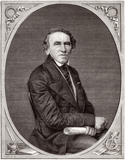 Giacomo Meyerbeer oder Jakob Liebmann Meyer Beer, 1791 - 1864, ein deutscher Dirigent und Komponist