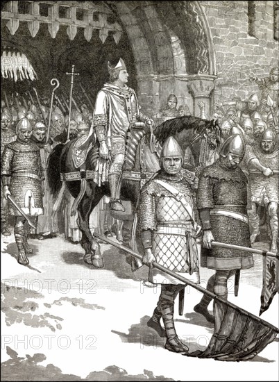 Departure of bishop Odo from Rochester, Odo I, Earl of Kent, early 1030s - 1097, Bishop of Bayeux,