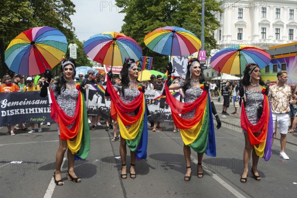 15.06.2019, Vienna, Austria, Europe, Participant at the euro Pride Parade along the Ringstraße in