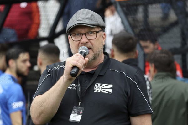 Alexander Rieckhoff (Press spokesman FC 08 Villingen) after the match of the OL BaWü: 23-24, 34th